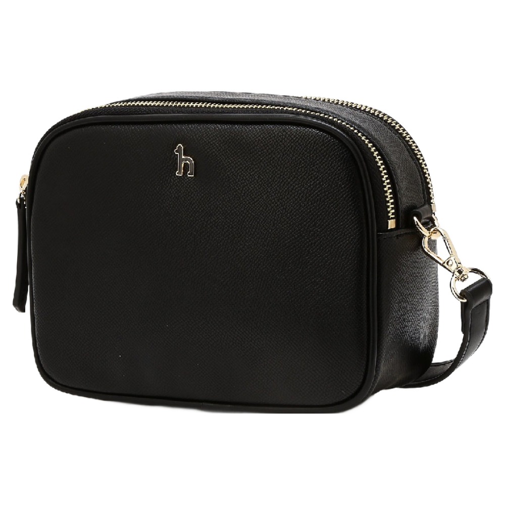 헤지스 퍼피로고 크로스 숄더 카메라백, 블랙 263,200원