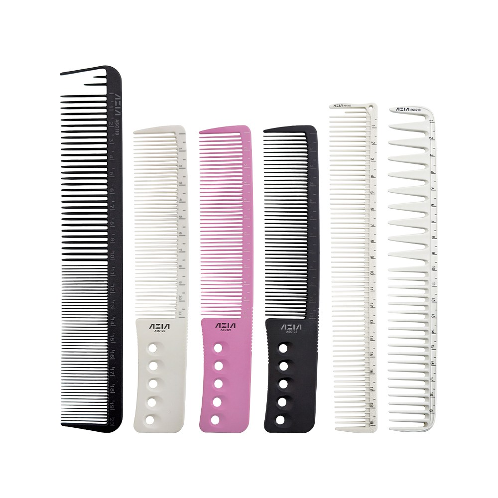 아지아 전문가용 카본 커트빗 4종 미용 바리깡 남자 컷트 바버샵 클리퍼 미용실 이발빗 20,000원