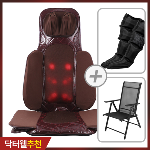 닥터웰 프리미엄 의자형 온열 공기압 전신 마사지기 안마기 세트(안마기+전용의자+다리2족) 599,000원