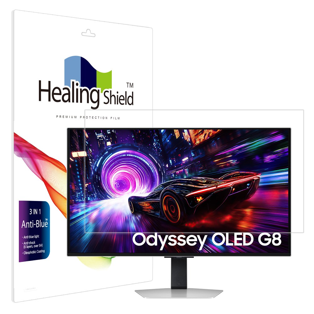 힐링쉴드 삼성 오디세이 OLED G8 G81SF LS32FG810 블루라이트차단 액정보호필름 78,120원