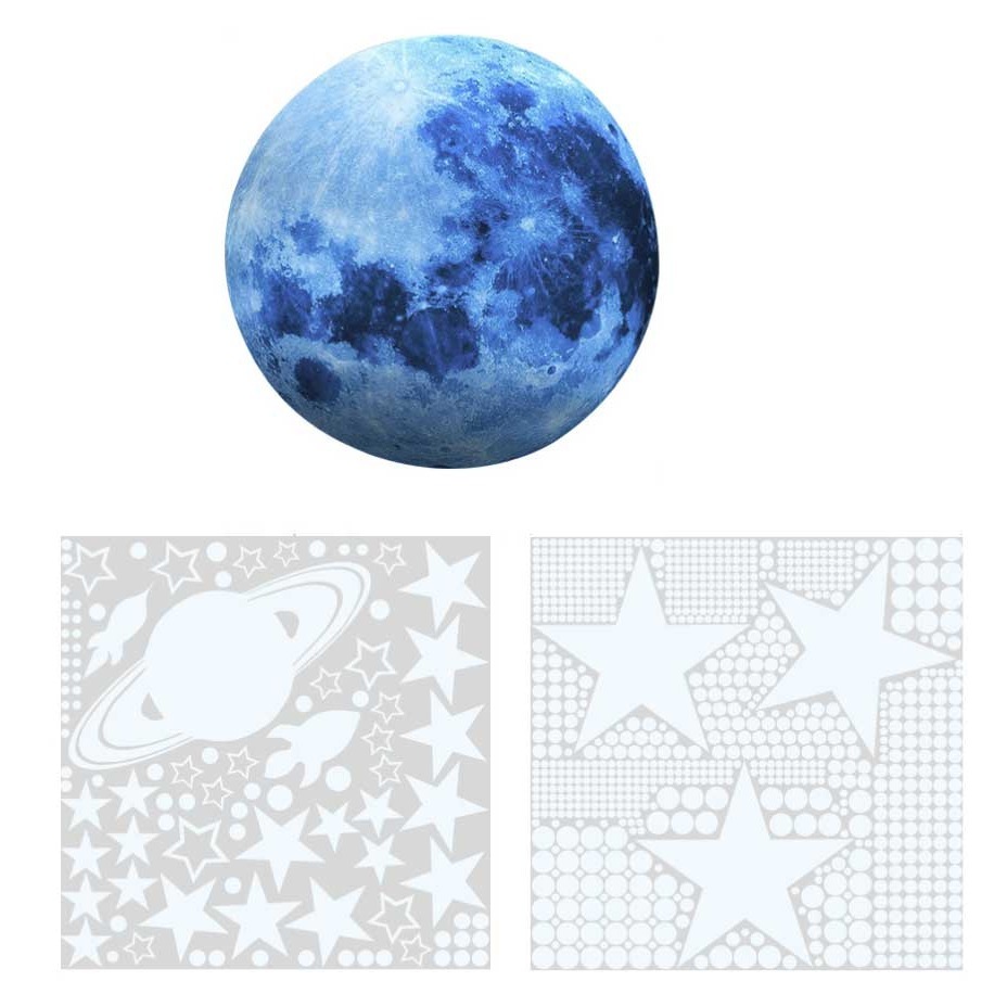야광 별 포인트 스티커 3종 세트 AFG3387, 블루 12,800원