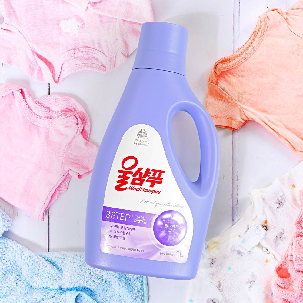 울샴푸 퍼플 라일락 중성세제 본품, 1L, 7개 26,700원