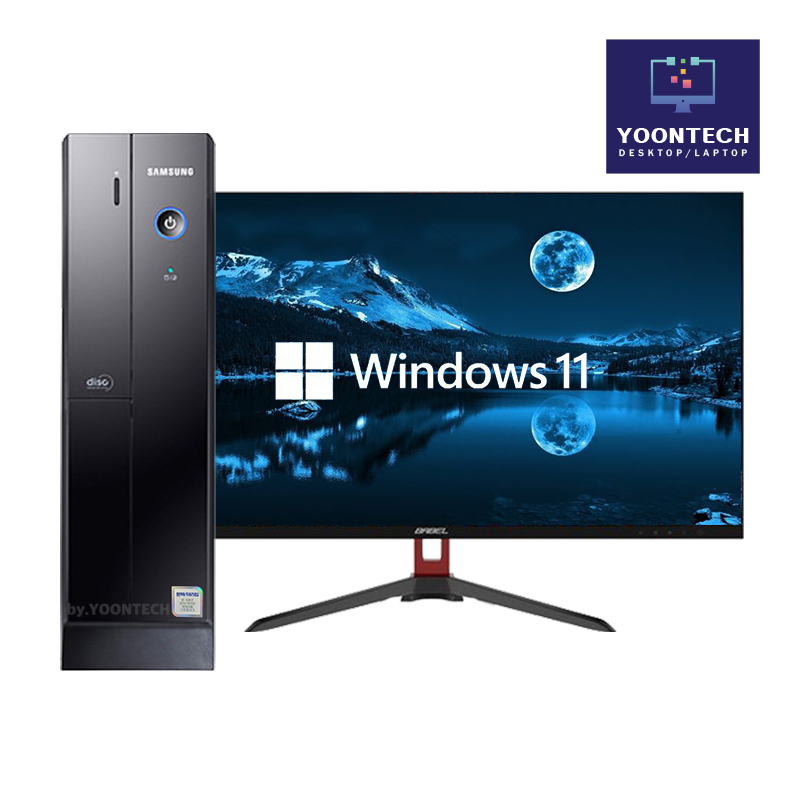 삼성 사무 가정용 슬림 데스크탑 컴퓨터 본체 윈도우10 429,000원