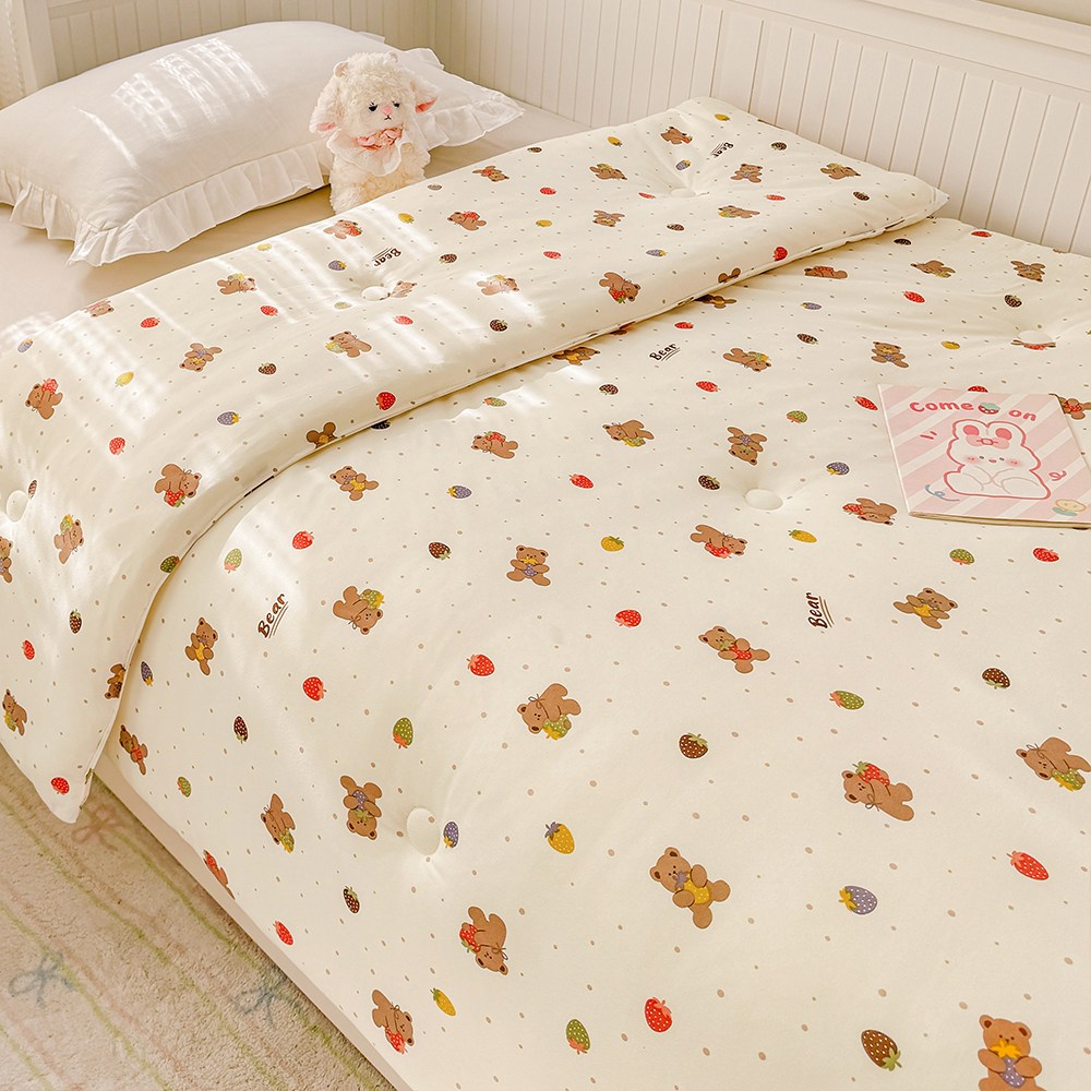 수스존 구름촉감 엠보 순면 양면 사계절 가벼운 먼지없는 차렵이불 39,120원