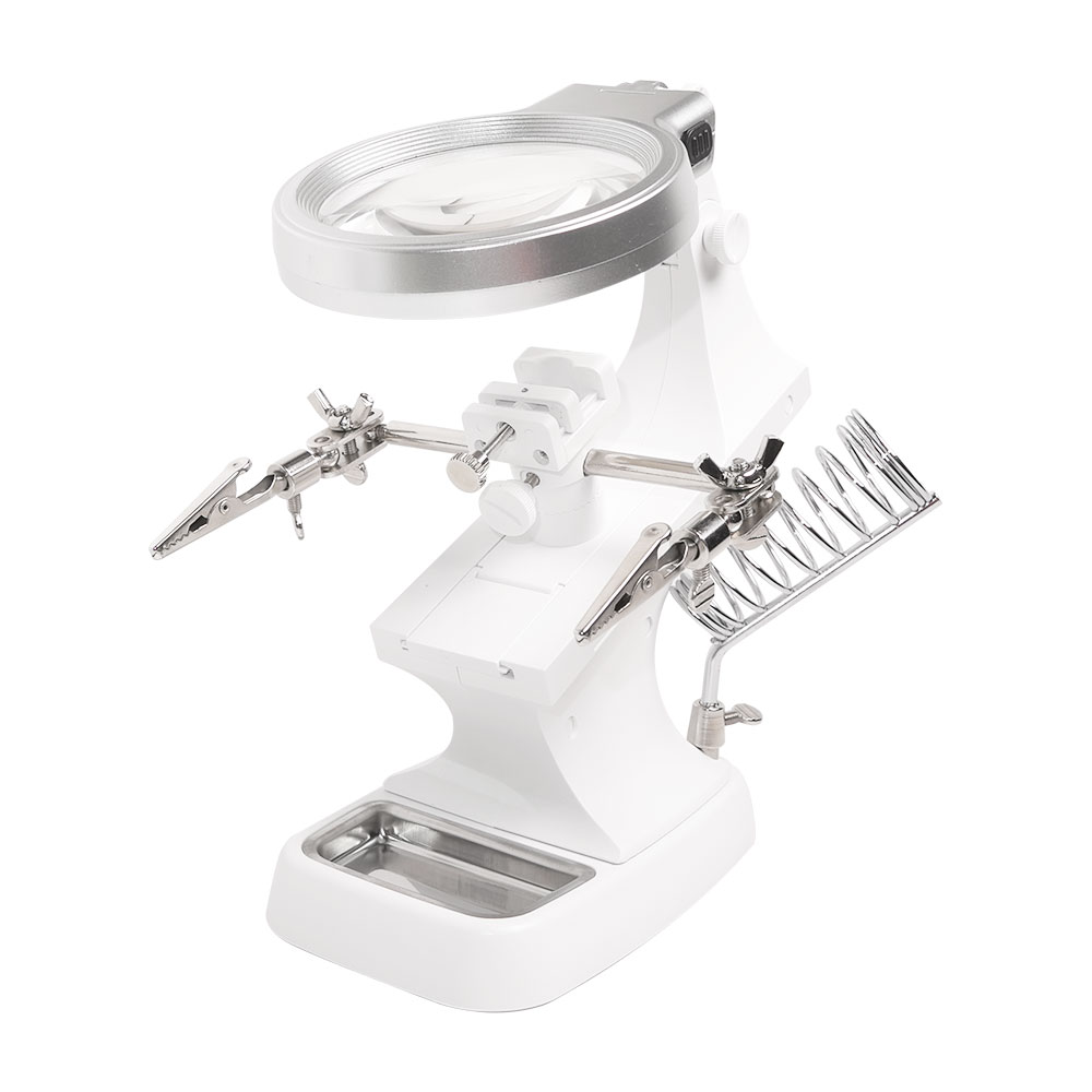 대원 LED 확대경 돋보기 스탠드 납땜 공구 인두용품 14,000원