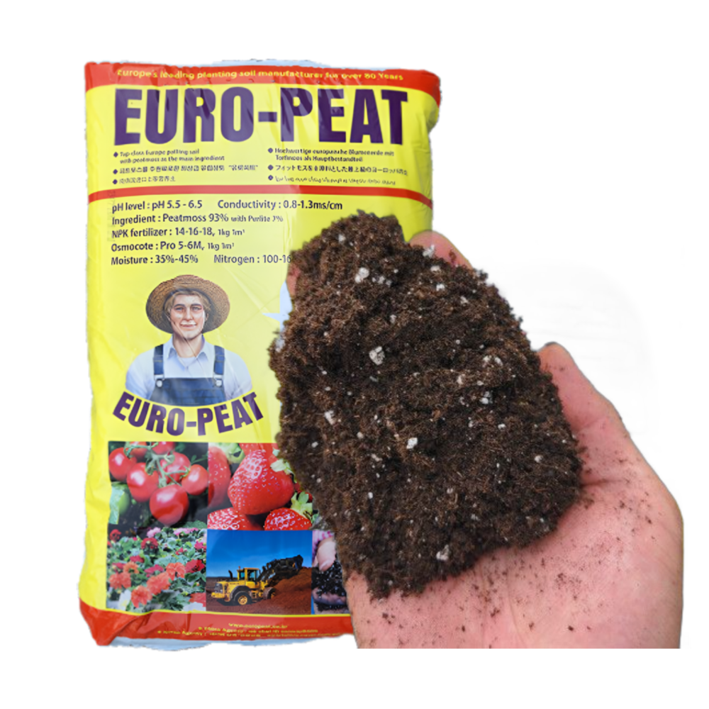 유럽식 고급형 원예용 제라늄 상토 흙 유로피트 (피트모스93%+펄라이트7%) 16,800원