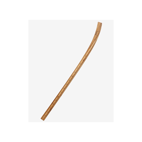 퀼트스타 대나무 곡자(곡선자) 23inch_인치, 1개, 대나무 4,000원