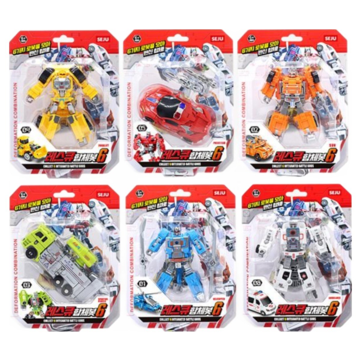 레스큐 합체로봇 6종, 1개 49,400원