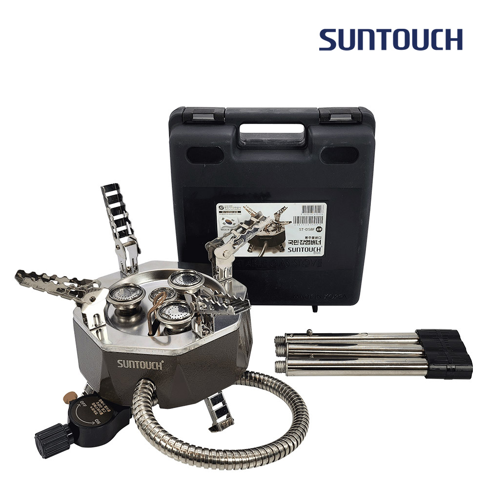 썬터치 고화력 캠핑버너 4구 강염버너 그리들버너, 팔각, ST-DS8F 44,900원