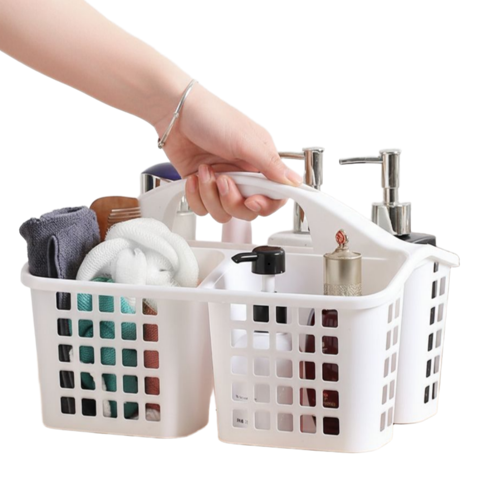 심플린 3단칸막이 목욕 사우나 수영 바구니, 화이트 8,900원