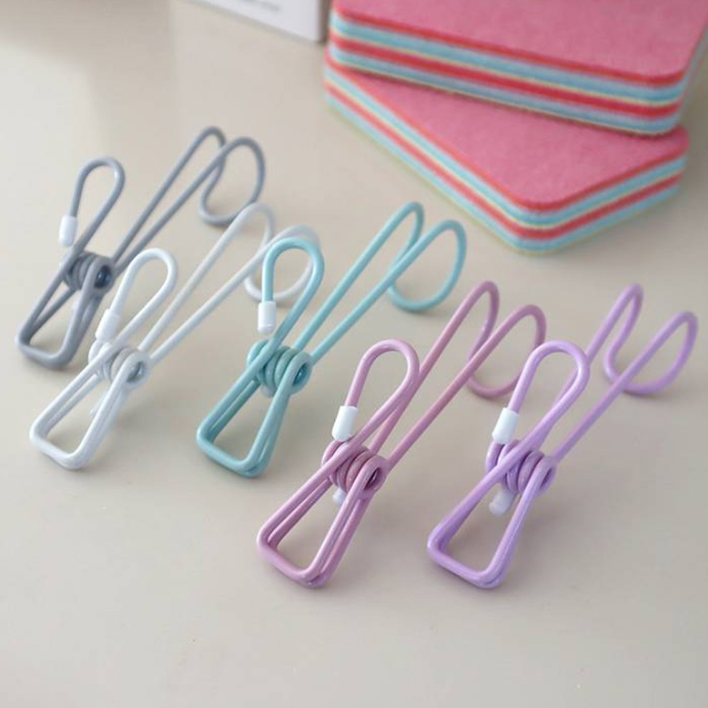 람스홈 수세미 행주 파스텔 후크 집게 L 5종 세트 3,960원