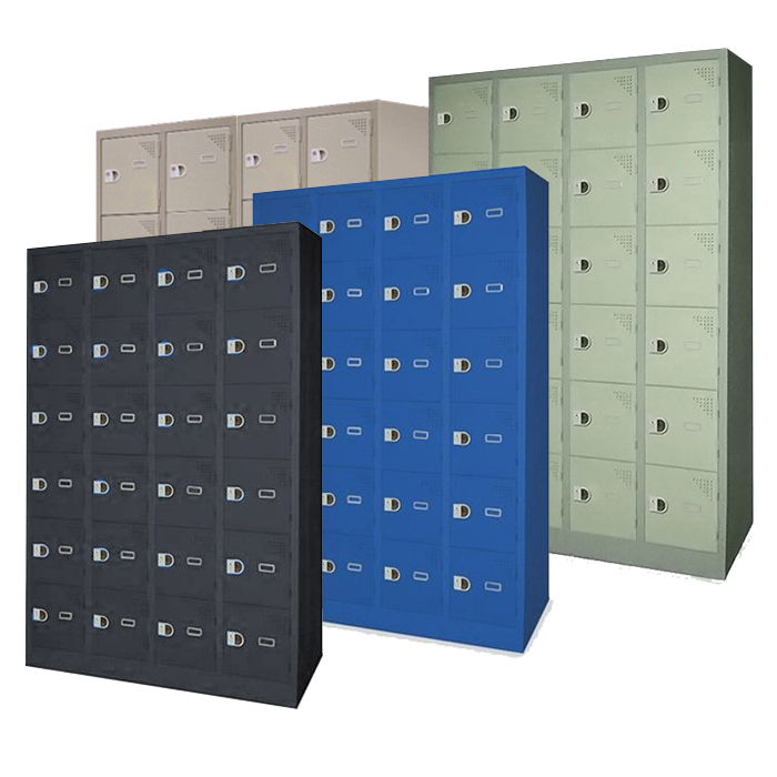 <온리가구엔®>사물함,학교,기숙사,공장,락커 문서보관함 철재캐비넷24인사물함, 그레이 9,120,000원