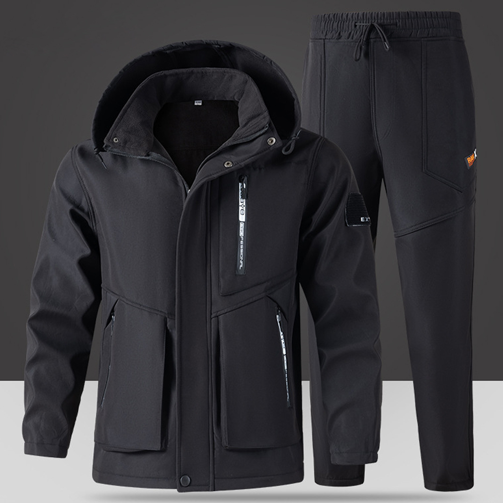 엘쏘 남성용 옴므 겨울 방수 항고 털 스지끼웨어 방한복 우주복 정비복 따듯한 작업복 아웃도어 레져영 상하의 세트 46,500원