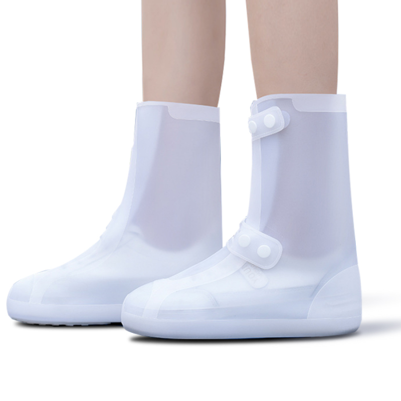 완켄판시 방수신발커버 순백색여성레인부츠 장화 슈즈커버 17,630원