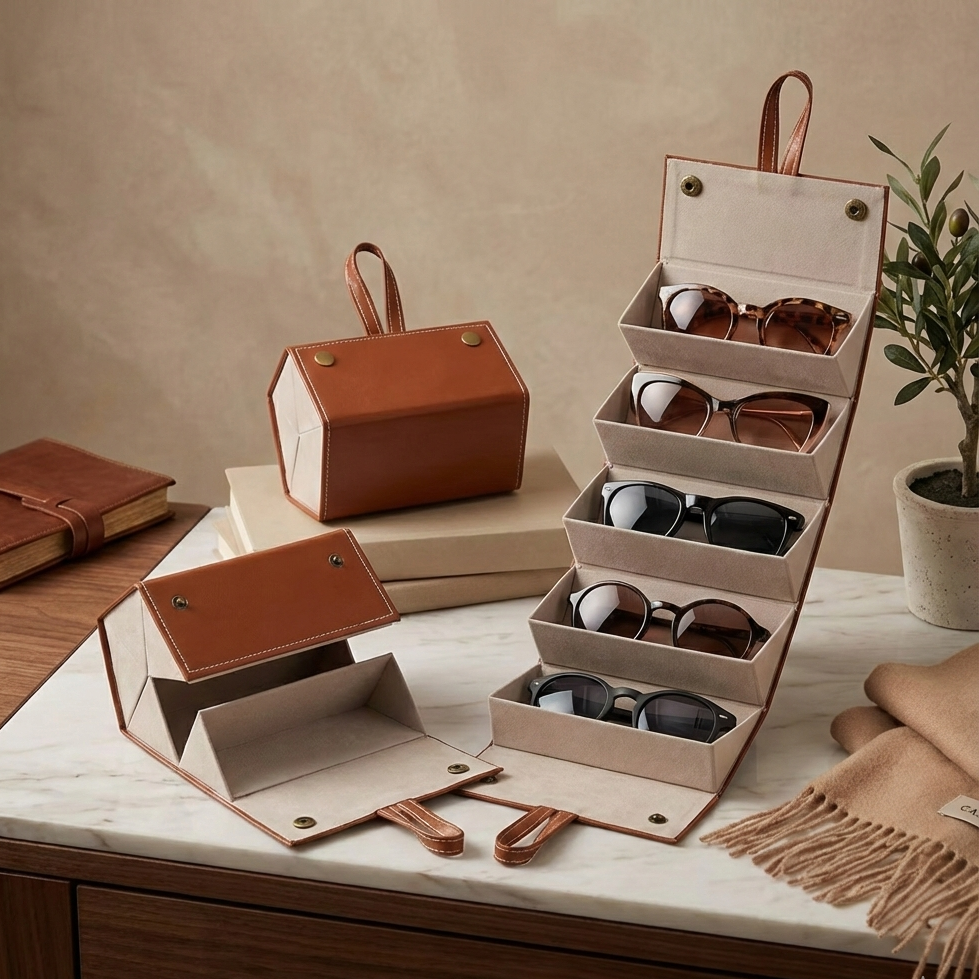 휴대용 선글라스 안경 케이스 보관함 벽걸이 접이식 수납 15,500원