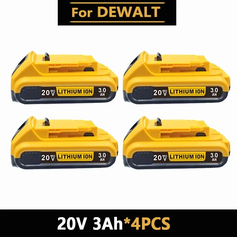 디월트 정품 20V 충전식 공구 배터리 DCB200 DCB201 DCB206 18V 20V 3AH용 3.0Ah. 디월트 18V 20V 공구 배 74,300원