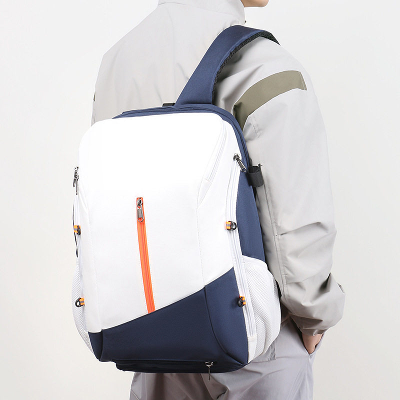 HERON 방수 멀티 스포츠 백팩 신발 전용 메시 수납 포켓 내장 야구 축구 배드민턴 농구화 겸용, 1개, 청백 30,200원