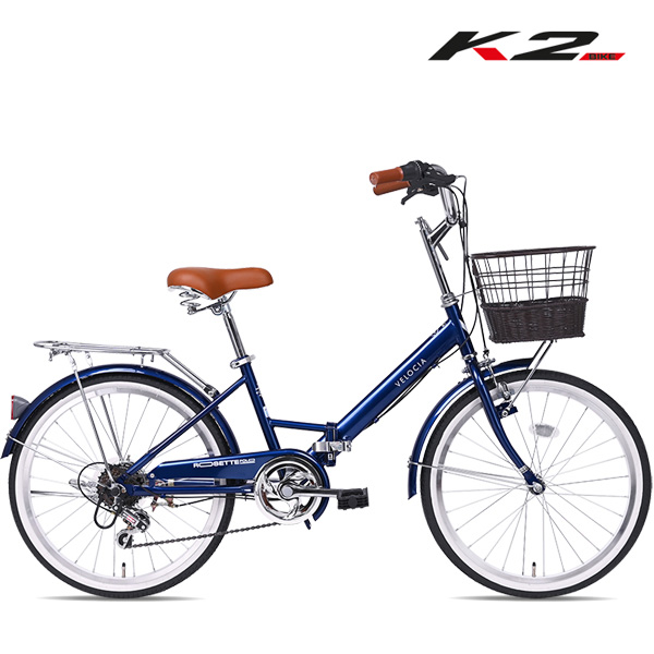 2025 케이투바이크 클래식 접이식 여성용자전거 쉘리FD 22인치 7단, 1개, 150cm, 쉘리FD(로제떼) 22인치 블루 미조립+소형공구 182,000원