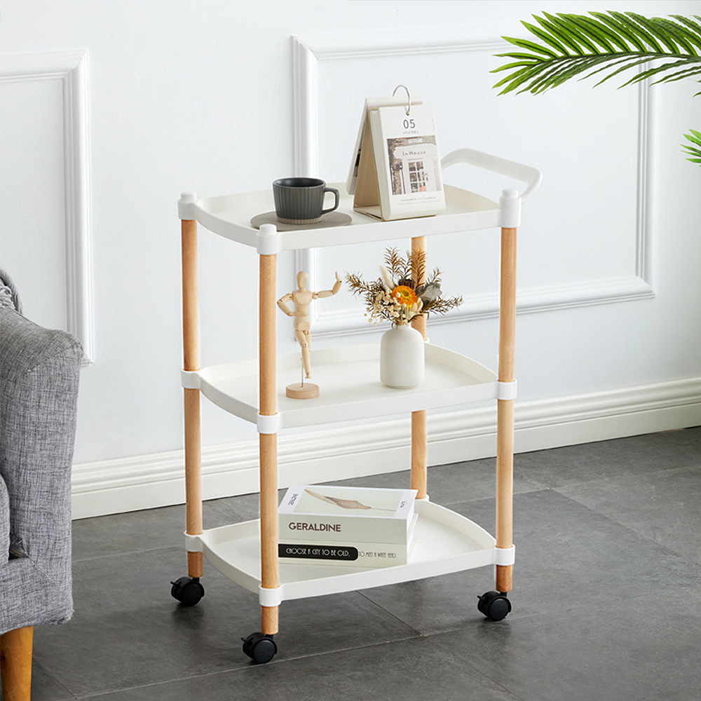 21세기트랜드 트롤리 카트, 화이트, 3단 33,900원