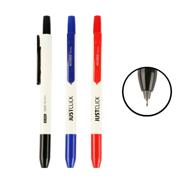 모리스 저스트클릭 네임펜F 엑스트라 0.4mm 블랙 6,150원