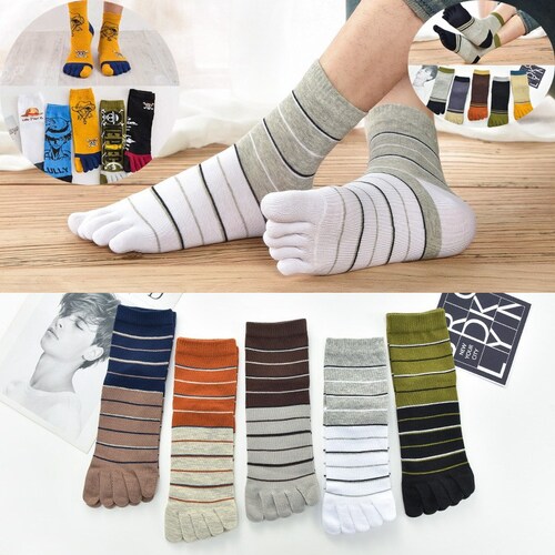 남성발가락양말 세트 프리미엄 중목 발가락양말 5결레세트 7종 13,900원