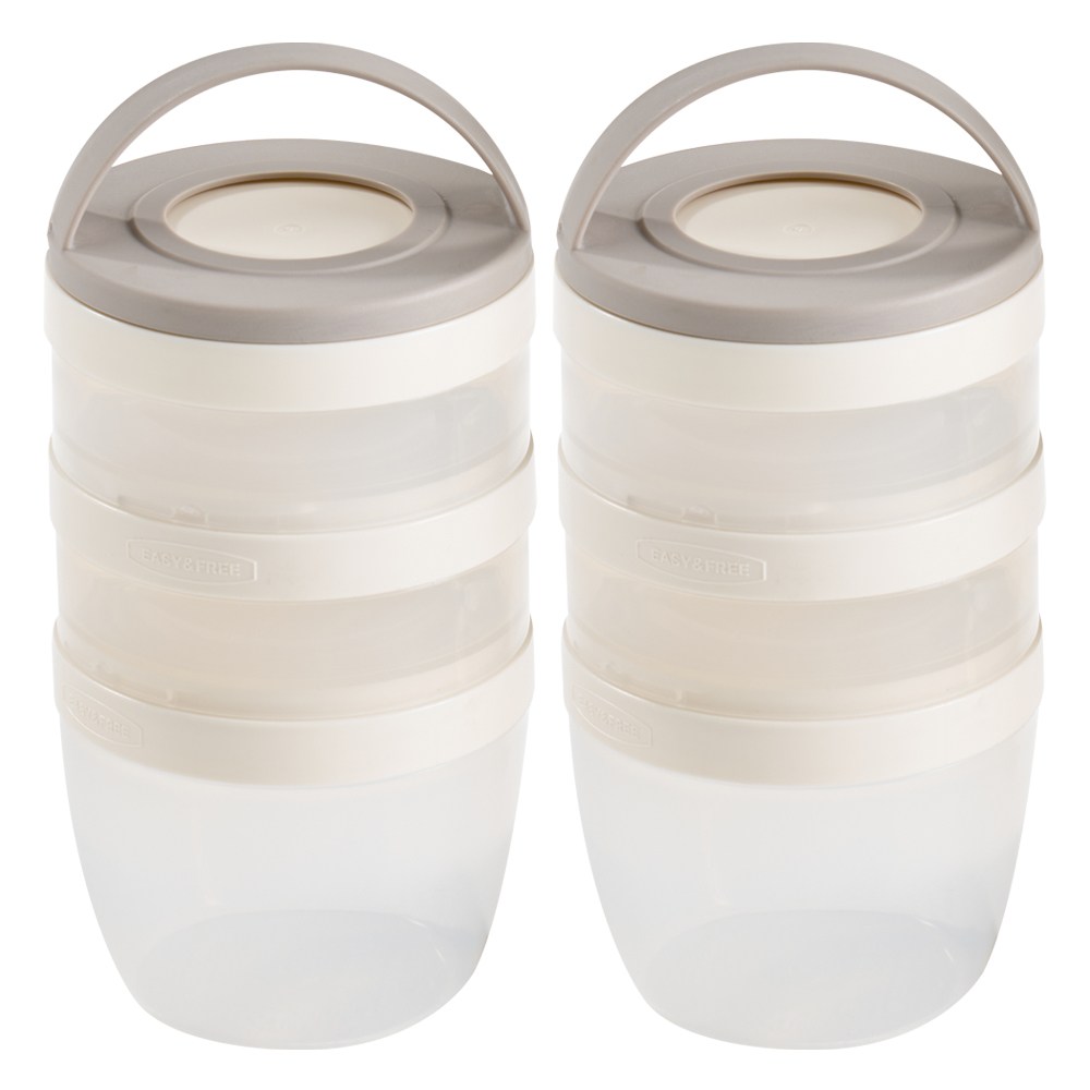 이지앤프리 휴대용 도시락 멀티 소분용기 세트, 1세트 8,900원