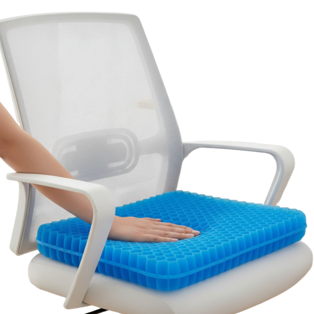 아이앤샵 실리콘방석 쿨방석 땀이 차지 않는 휠체어 통풍 젤리 공기 방석 땀 예방 에어매트 꼬리뼈 쿠션 단면형 13,700원