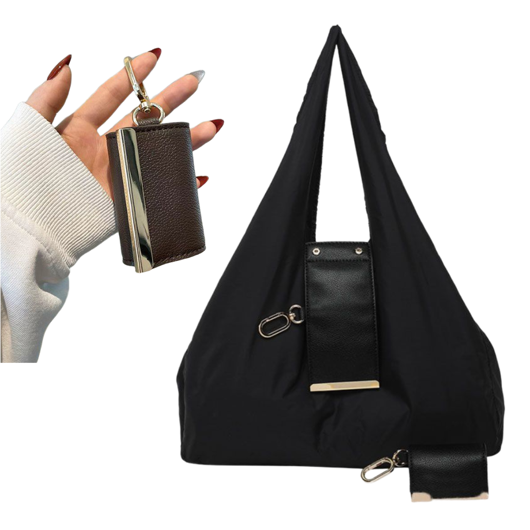 SIA37 접이식 데일리 여행 가방 장바구니 겸용 키링 폴딩백 18,900원