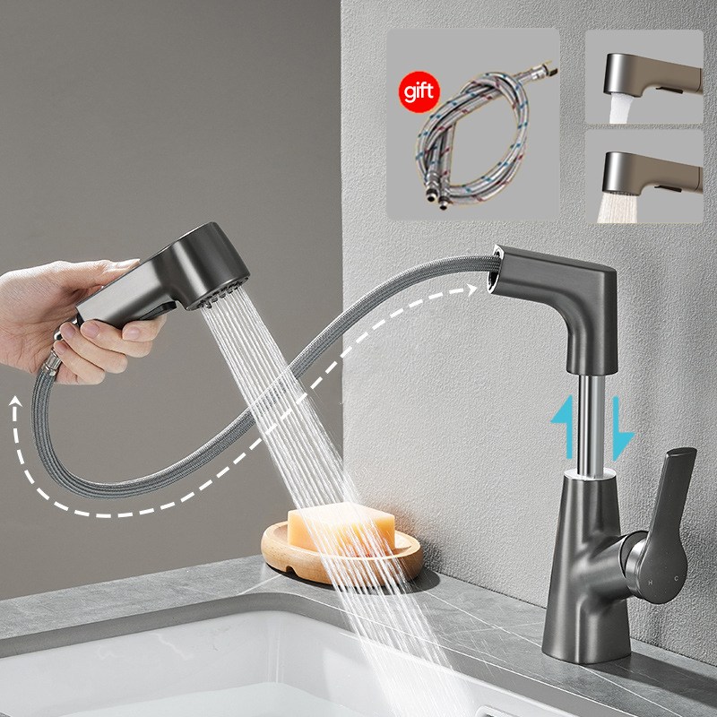 SASAKO 가정용 만능 로봇팔 핸디형 수도꼭지 냉온수 조절 기능 원홀씽크 세면대 수전 싱크대 수전 주방 수도꼭지 29,900원