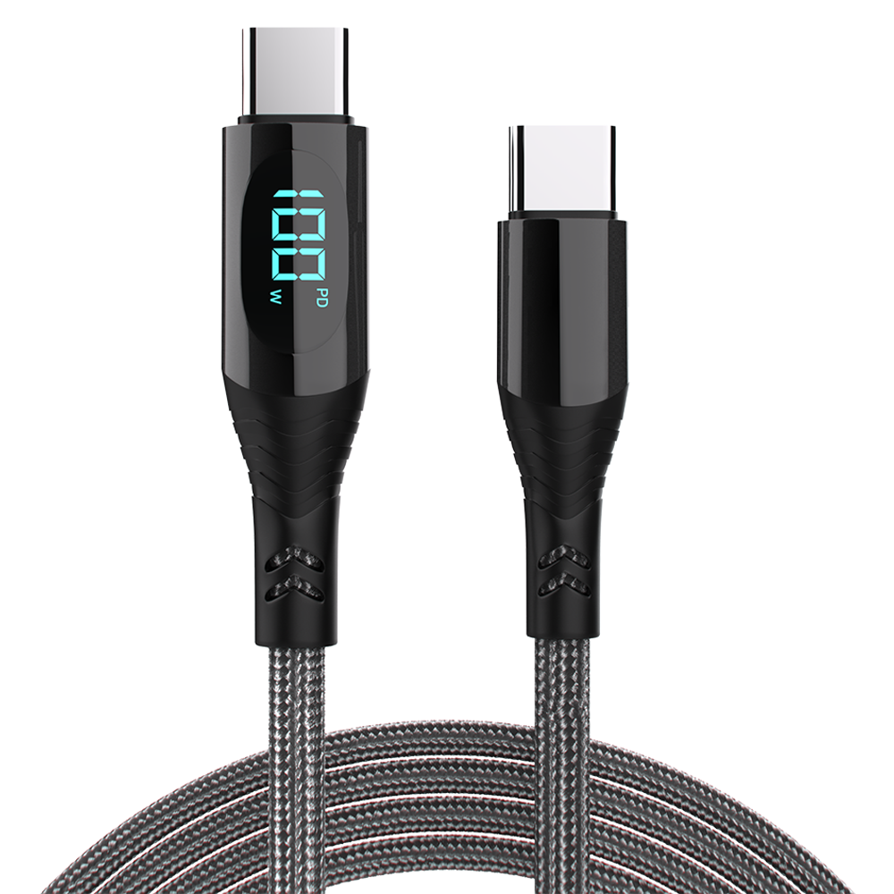 굿밸류 디스플레이 C타입-C타입 PD 100W 초고속 충전케이블 5,900원