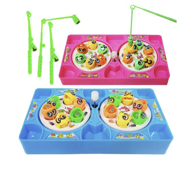 아가플러스 빙그르르 자석 낚시 놀이 2세트, 블루 핑크, 4개 97,900원