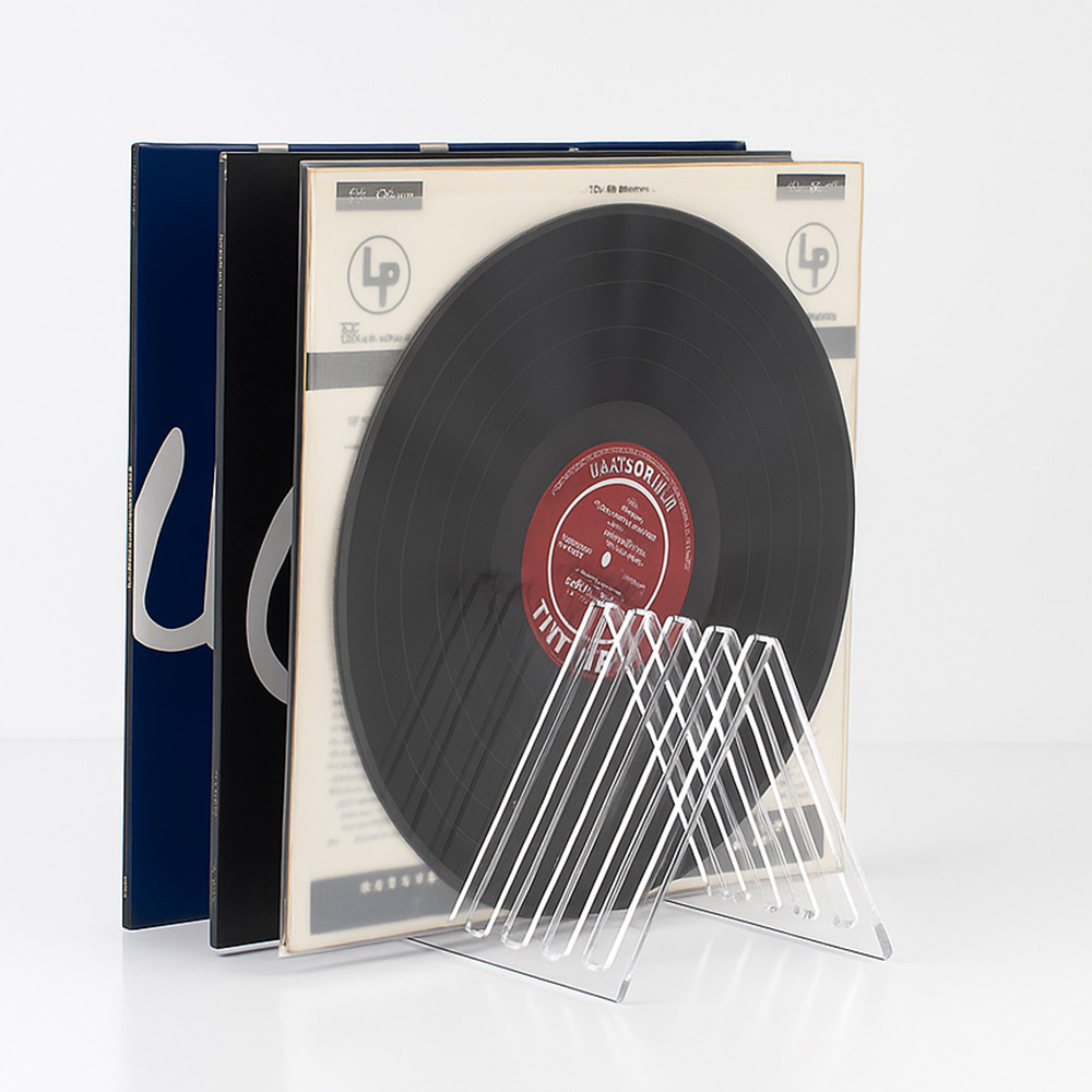 [9장 보관] 스튜디오투명 LP판 수납 거치대 13,900원