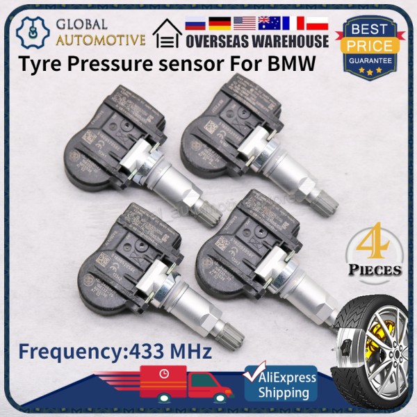 BMW 호환 타이어 압력 센서 TPMS 세트 (4) 1 시리즈 F21 F30 F31 F34 36106856209 36106881890 6855539 A2C 56,050원