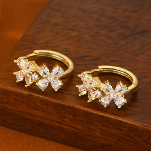 NXNA 14K골드 모잠비크 5A큐빅 시크 큐티 귀걸이BLCZW-ED020,도금 111,000원