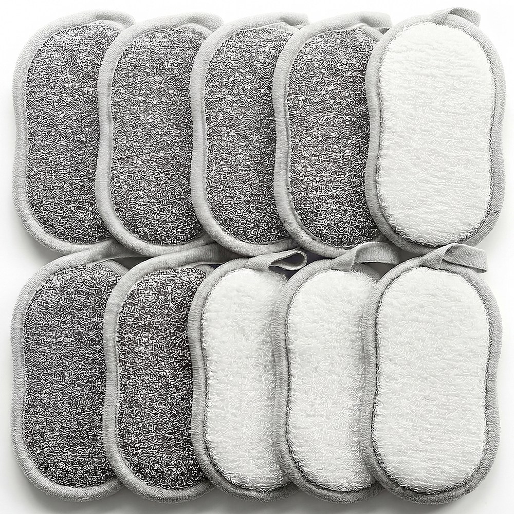 루크나 수세미 주방 양면 철 은사 설거지, 1개, 10개입 9,800원