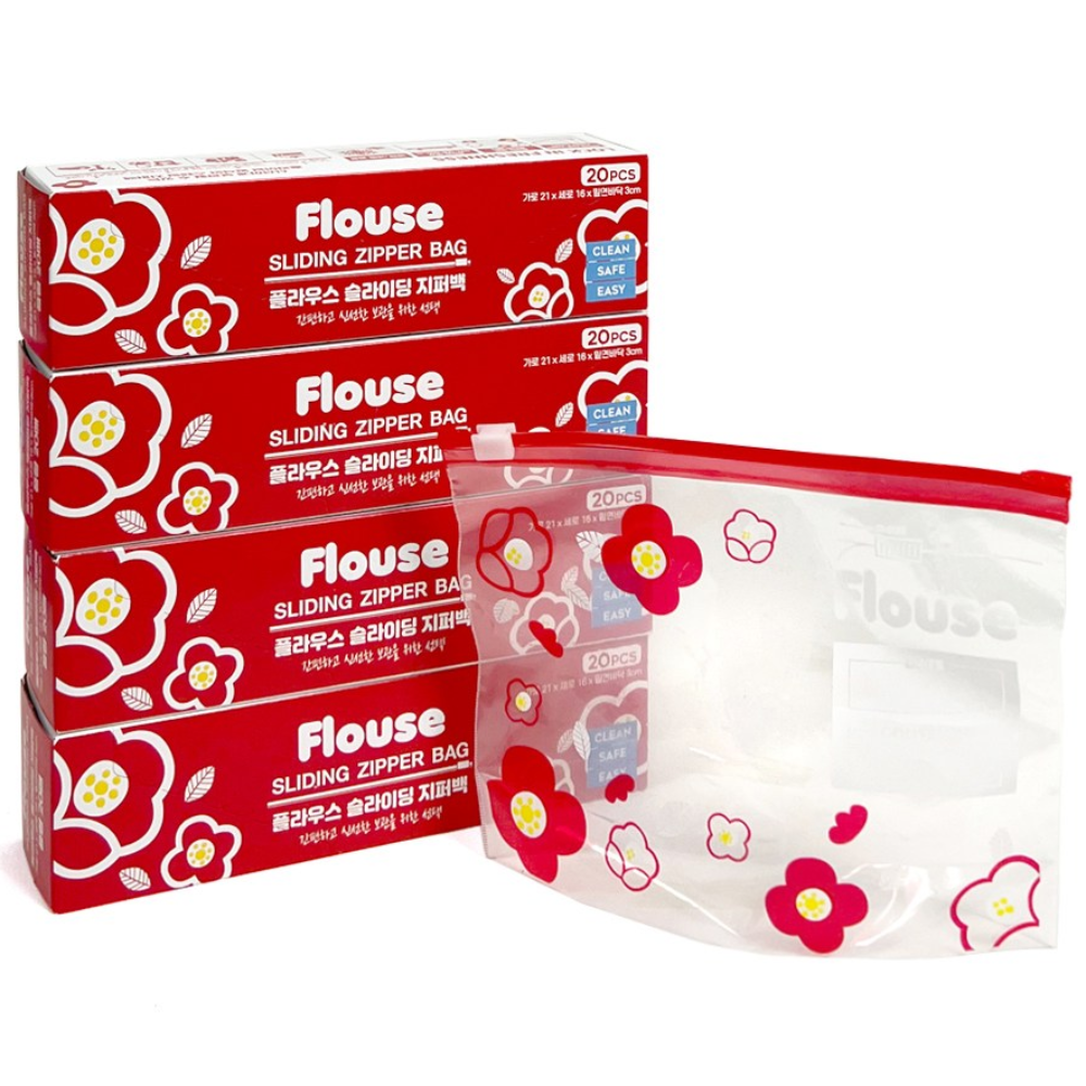 환경호르몬 없는 스탠드 슬라이드 지퍼백 중형 80매 세트 11,870원