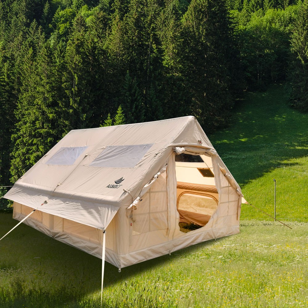 아이순스 에어텐트 천창모델 옥스퍼드 재질 캠핑텐트 풀세트 리빙쉘텐 에어텐트 5-6인용, 베이지 12 659,900원