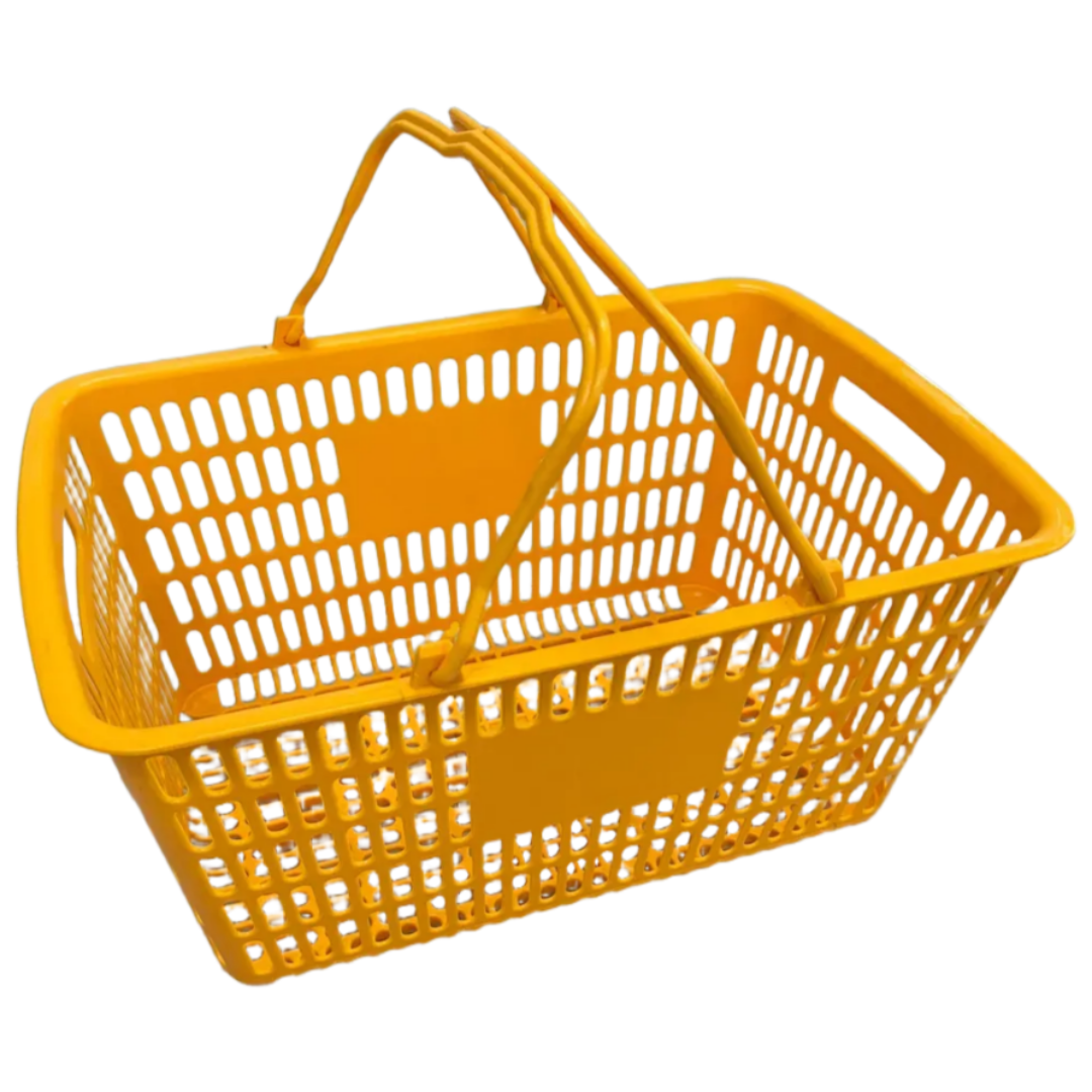 나코 플라스틱 쇼핑바구니 마트 다용도 목욕 왕대, 1개, 왕대(노란색) 7,500원