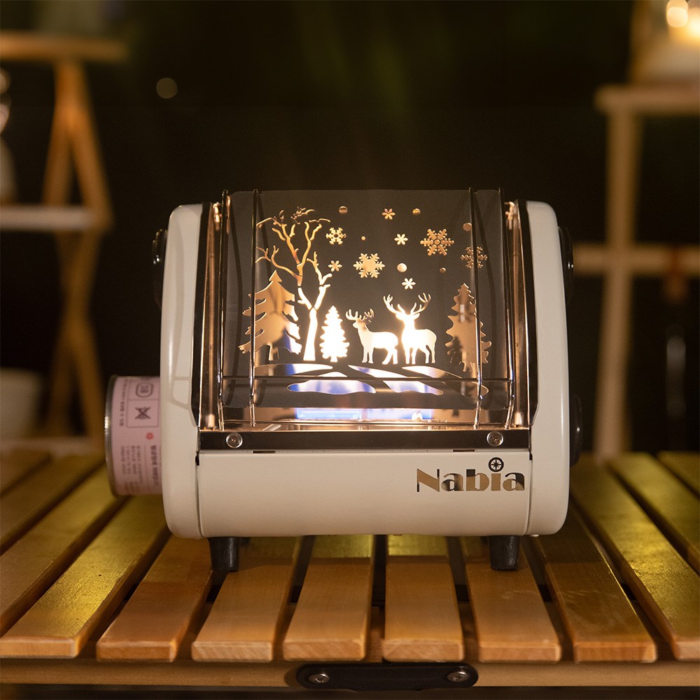 컴퍼스 플레임 감성 불멍 난로 캠핑용 부탄가스 히터 차박 전용 소형 난로 79,000원