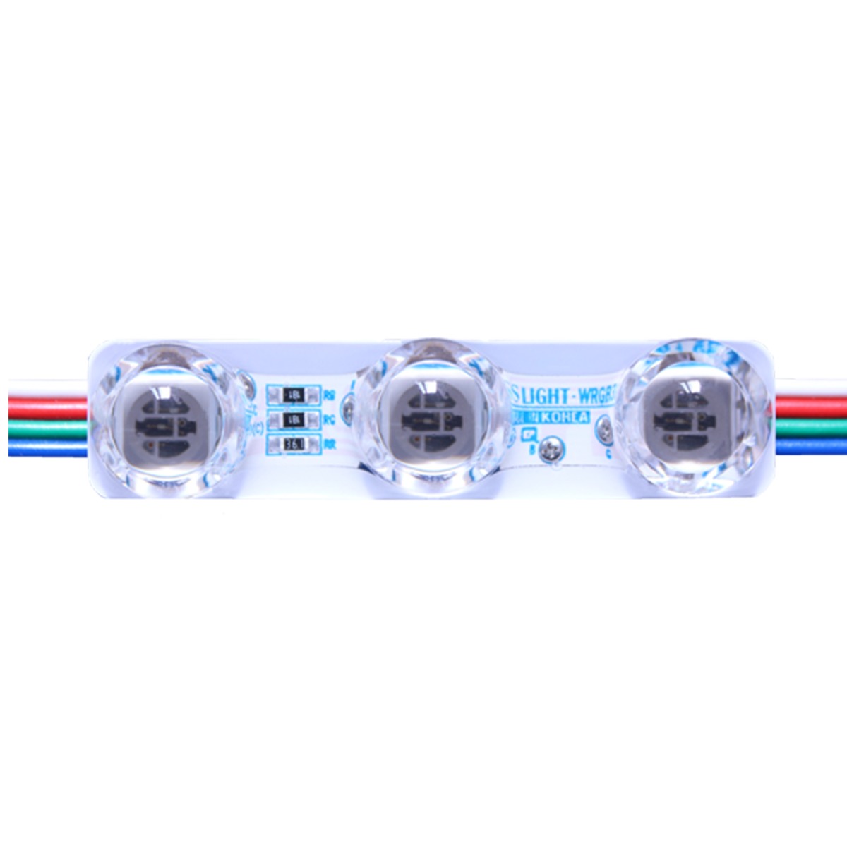 SS LIGHT LED 3구모듈 LED모듈, 12V렌즈형 3구모듈 RGB, 1개 2,000원