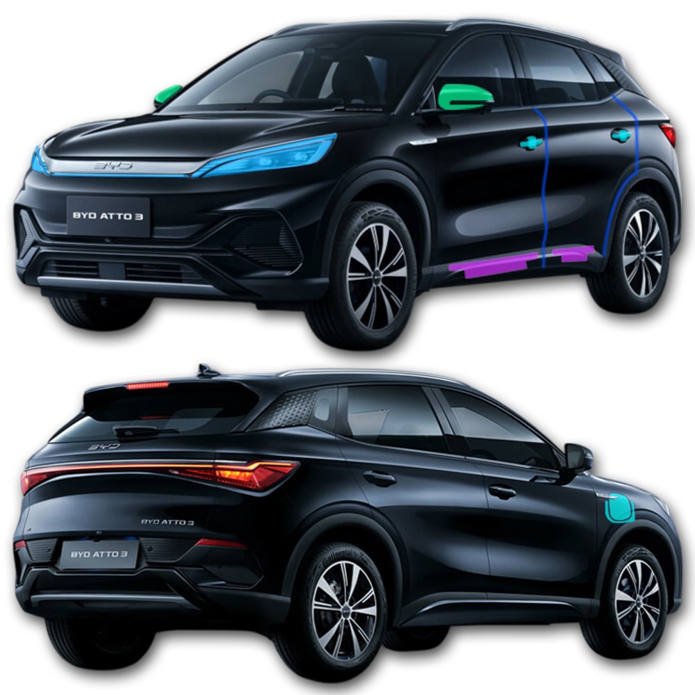 스킨엑스 비야디 BYD 아토3 외장필수패키지 PPF 차량보호필름 96,000원