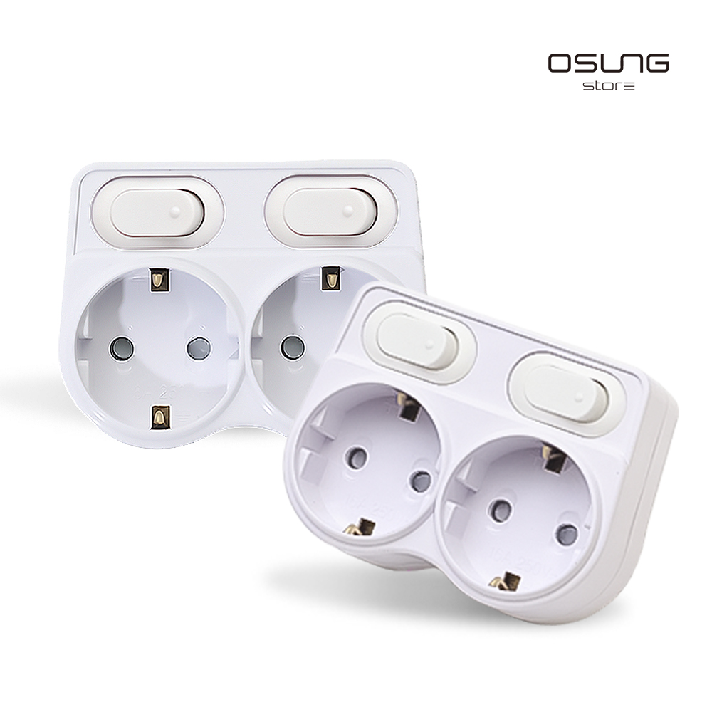 절전형 LED L자 멀티탭 2구 어댑터 8,690원