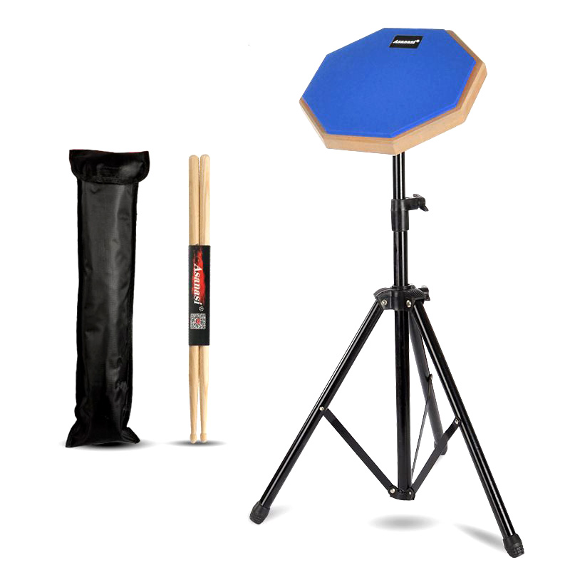 플랜와이 간편휴대 드럼연습패드+스탠드+스틱+파우치 풀세트, 1세트, 블루 17,300원