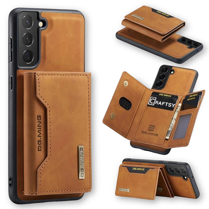 Craftsy 삼성 S21/S22/S23/S24/S25 시리즈 자석 분리형 가죽지갑 탈부착가능 핸드폰 케이스, 현재가 16,800원