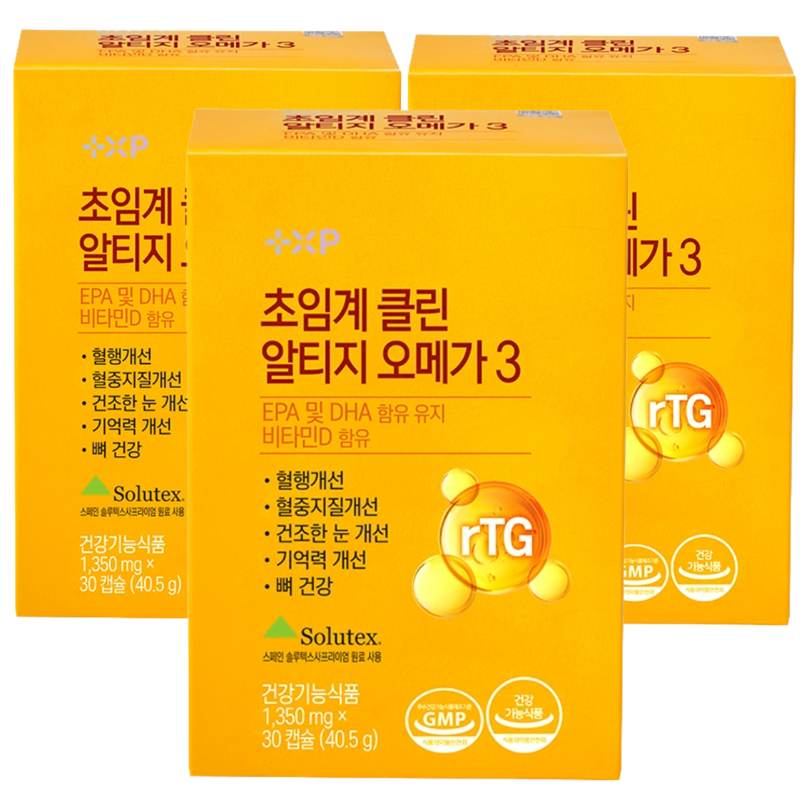 혈중 중성지질 혈행 기억력건조한눈 개선 초임계 클린 알티지 오메가3, 3개, 30정 60,000원