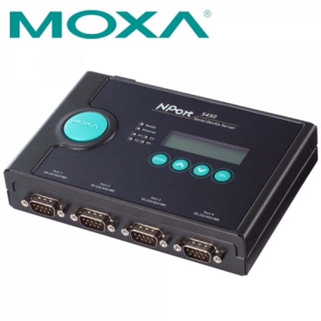 MOXA 4포트 RS232/422/485 디바이스 서버 NPort 5450 1,328,060원