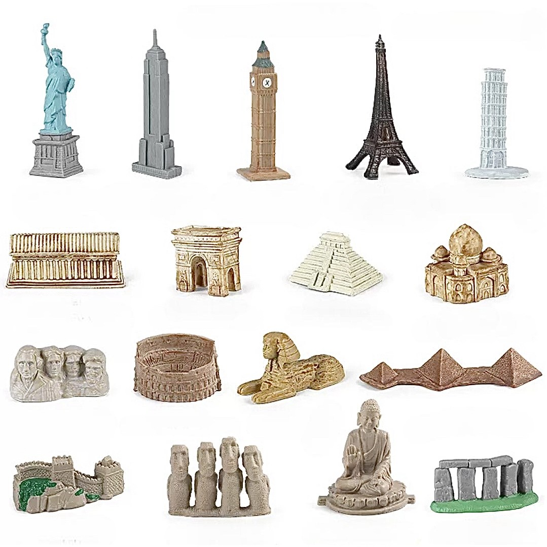 비큐리어스 월드 랜드마크 미니어처 17종 세트 학습용 랜드마크 피규어 16,700원
