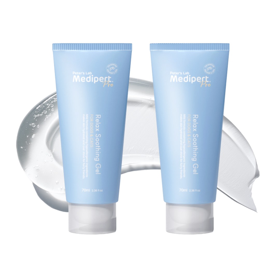 피터스랩 메디퍼트 프로 진정 수딩젤 강아지 고양이 피부 저자극 고보습 에센스 로션 (스킨 각질 습진 비듬 가려움 영양 알러지 케어), 2개, 70g 37,500원