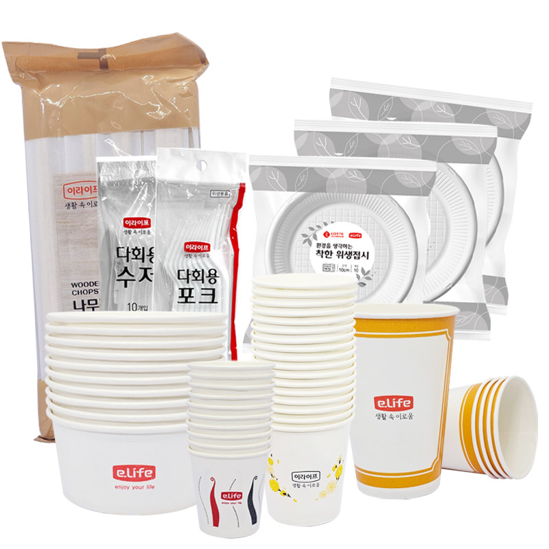 롯데이라이프 일회용 캠핑용품 11종 세트, 1세트 15,900원