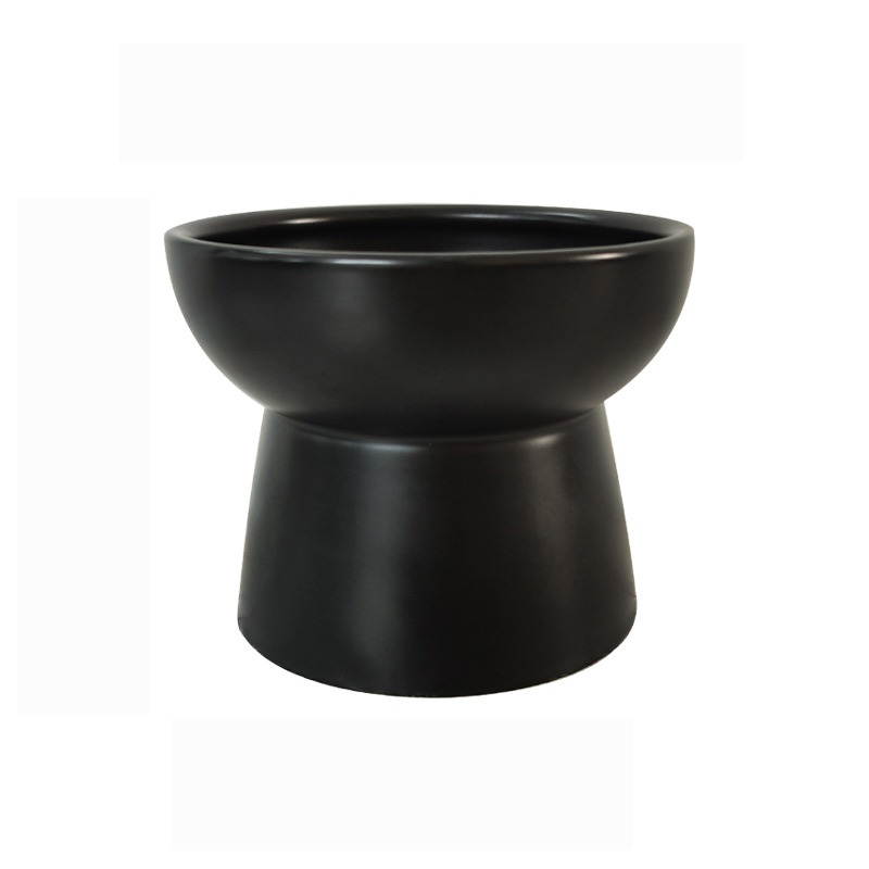 달달멍멍 반려동물 고양이 강아지 밥그릇 물그릇 세라믹 높은 식기 목보호, 07_블랙, 1개 5,900원